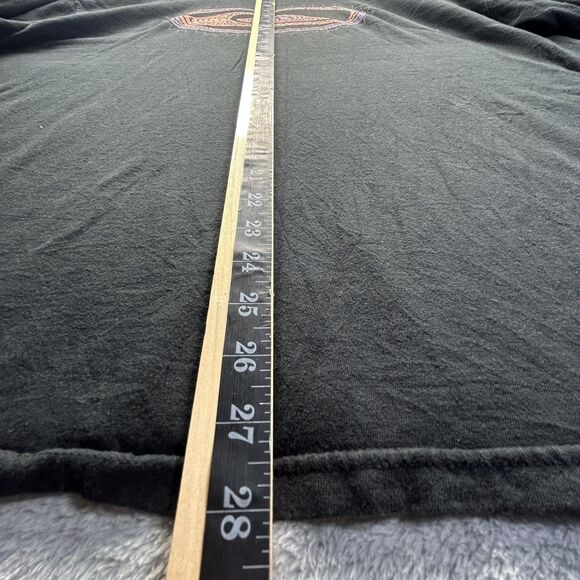 Y2K Quiksilver Shirt Mens XL Black Long Sleeve Surf Graphic Wave Logo Tee Cotton - Picture 5 of 7